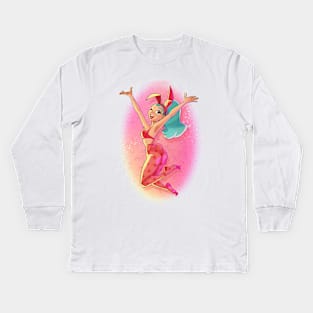 happy bunny Kids Long Sleeve T-Shirt